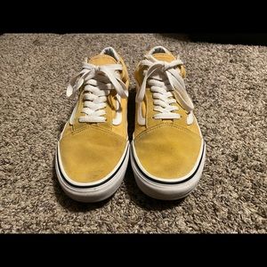 Yellow vans old Skool